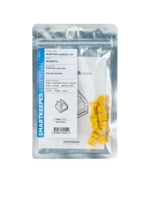 Smartkeeper NL03P1YL RJ45 LAN-poortslot Set van 12 stuks Geel Zonder sleutel Smartkeeper NL03P1YL RJ45 LAN-poortslot Set van 12 stuks Geel Zonder sleutel