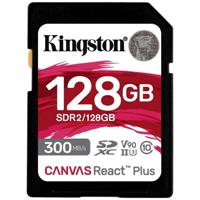 Kingston Canvas React Plus SD-kaart 128 GB Class 10 UHS-II - thumbnail