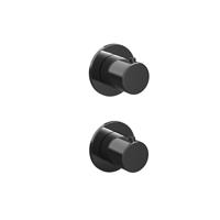 Douchethermostaat Hotbath Cobber Inbouw 2-weg Gepolijst Zwart PVD - thumbnail