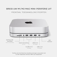 Satechi USB-C Stand/hub Mac mini/Studio (SSD) - Silver - thumbnail