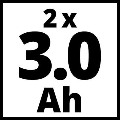 Einhell PXC-Starter-Kit 2x 3Ah & 30min PXC Kit 4512098 Accu en acculader voor gereedschap 18 V 3 Ah Li-ion - thumbnail