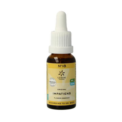 Bach bloesemremedies impatiens bio