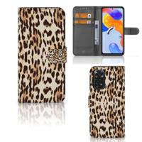 Xiaomi Redmi Note 11 Pro 5G/4G | Telefoonhoesje | Met pasjeshouder | Leopard - thumbnail