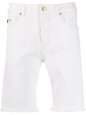 Versace Jeans Couture denim bermuda shorts - White