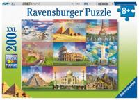Puzzel Ravensburger 13290 XXL Monumentos del mundo 200 Onderdelen - thumbnail