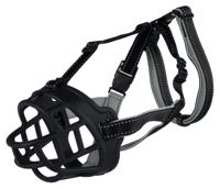 TRIXIE MUILKORF MUZZLE FLEX SILICONE ZWART S 20X20 CM - thumbnail
