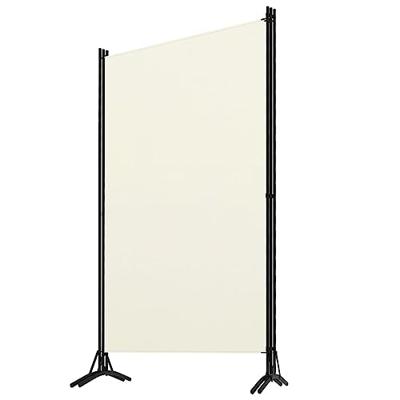 VidaXL Kamerscherm met 3 panelen 260x180 cm stof wit VidaXL Kamerscherm met 3 panelen 260x180 cm stof wit