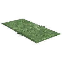 Stoelkussens 2 st lage rug stof bladpatroon - thumbnail