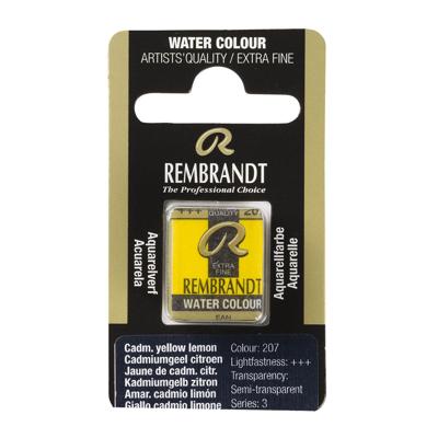 Rembrandt Aquarelverf Napje - Cadmiumgeel Citroen #207