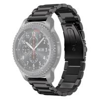 Roestvrijstalen polshorloge band voor Samsung Gear S3 22mm (zwart) - thumbnail