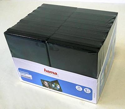 Hama dvd-box black 30-pack red