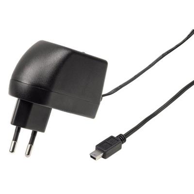Hama USB-oplader 1x Mini-USB Zwart Binnen