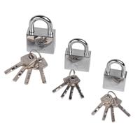 Brüder Mannesmann Hangsloten set 3 dlg chroom (Hobby) - 41430 - thumbnail