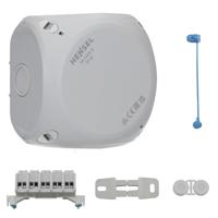 Hensel DK 0404 G Aftakkast (l x b x h) 104 x 104 x 70 mm Grijs IP66 1 stuk(s) - thumbnail