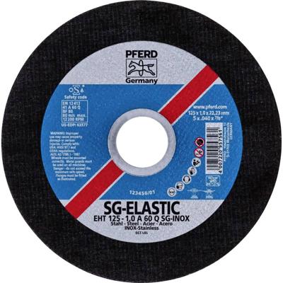 PFERD TOOLS EHT 125-1,0 SG CLASSIC STEELOX 61341106 Doorslijpschijf recht 125 mm 25 stuk(s) RVS, Staal