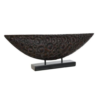 Decoratieve figuren Home ESPRIT Bruin Zwart Koloniaal 66 x 8 x 23 cm