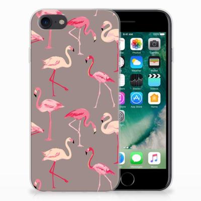 iPhone SE 2022 | SE 2020 | 8 | 7 | TPU Hoesje | Flamingo