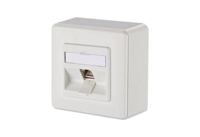 Metz Connect 1309110002-E Netwerkdoos Opbouw (op muur) CAT 6 1 poort Zuiver wit
