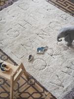 Wasbaar tapijt ABC - LORENA CANALS ecru - thumbnail