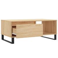 Salontafel 90x50x36,5 cm bewerkt hout sonoma eikenkleurig - thumbnail