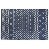 Tapijt DKD Home Decor Blauw Polyester Arabisch 160 x 230 x 1 cm - thumbnail