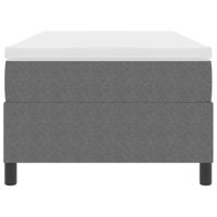 Boxspring bed Lichtgrijs en wit. 193 x 90 x 60 cm Katoenen stof - thumbnail