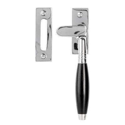 De Oude Deurklink Raamsluiting Klassiek glanzend nikkel rechts De Oude Deurklink Raamsluiting Klassiek glanzend nikkel rechts