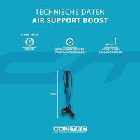 CONTEC hogedruk handpomp "air support booster". ct hand compressors air support boost black/blue - thumbnail