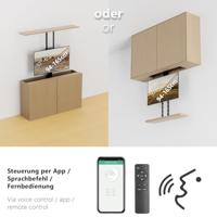 My Wall TV-beugel 94,0 cm (37) - 165,1 cm (65) Besturing via app, Met elektromotor - thumbnail