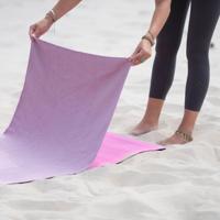 Tunturi Yoga handdoek l roze l 180 x 63 cm - thumbnail