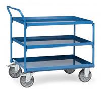 Fetra Hauptartikel 4930 Tafelwagen Staal Poedercoating Laadvermogen (max.): 400 kg Stralend blauw (RAL 5007) - thumbnail