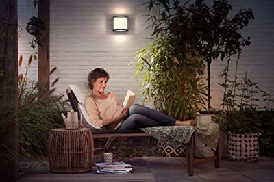 Samondra buitenwandlamp antraciet verlichting Philips - Philips