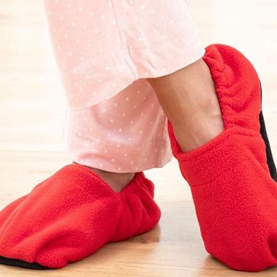 Verwarde slippers, op te warmen in de magnetron InnovaGoods Rood