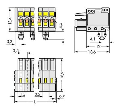 WAGO 734-105/008-000 Female behuizing (kabel) 734 Totaal aantal polen: 5 Rastermaat: 3.50 mm Inhoud: 100 stuk(s) WAGO 734-105/008-000 Female behuizing (kabel) 734 Totaal aantal polen: 5 Rastermaat: 3.50 mm Inhoud: 100 stuk(s)