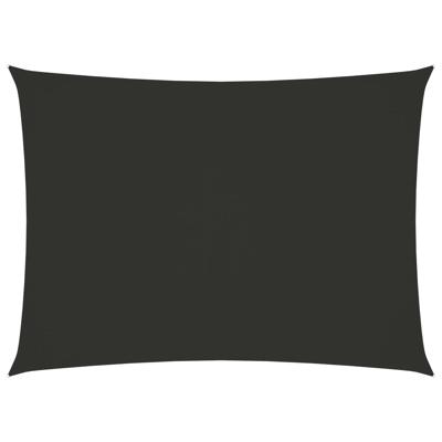 Zonnescherm rechthoekig 2,5x4,5 m oxford stof antracietkleurig