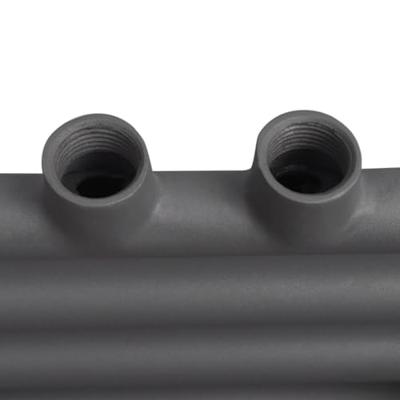 Radiator/handdoekenrek recht grijs 600x1160 mm Radiator/handdoekenrek recht grijs 600x1160 mm