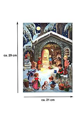 A4 Adventskalender Bij de Stal