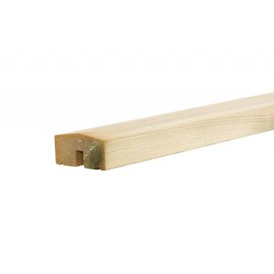 Geïmpregneerd Houten Stapelrabat Afdeklat Klink/Plank 174 CM Geïmpregneerd Houten Stapelrabat Afdeklat Klink/Plank 174 CM