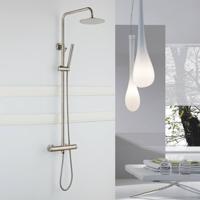 Regendouche BWS Exclusive 20 cm met Staafhanddouche 304 RVS Boss & Wessing - thumbnail