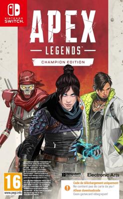 Electronic Arts Code à télécharger - Apex Legends - Édition Champion Speciaal Duits, Engels, Vereenvoudigd Chinees, Koreaans, Spaans, Frans, Italiaans, Japans, Pools, Portugees, Russisch Nintendo Switch Electronic Arts Code à télécharger - Apex Legends - Édition Champion Speciaal Duits, Engels, Vereenvoudigd Chinees, Koreaans, Spaans, Frans, Italiaans, Japans, Pools, Portugees, Russisch Nintendo Switch