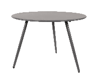 Bijzet Tuintafel Rond Ø60cm - Blueberry Grijs - thumbnail