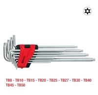 KS Tools 151.4800 TX Haakse schroevendraaierset TB 8, TB 10, TB 15, TB 20, TB 25, TB 27, TB 30, TB 40, TB 45, TB 50 10-delig - thumbnail