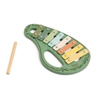 Classic World houten vintage xylofoon groen 2dlg. - thumbnail