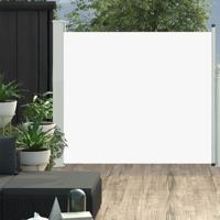 VidaXL Tuinscherm uittrekbaar 100x300 cm crème - thumbnail