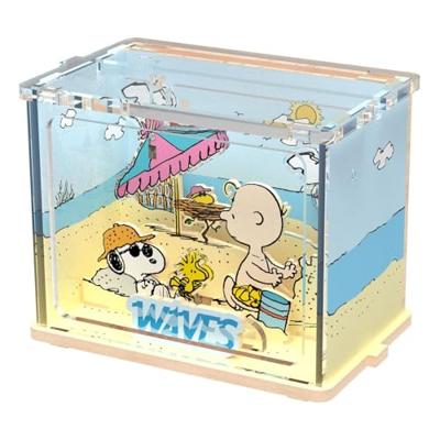 Peanuts Puremind DIY Construction Mini Scene Chilling at the Beach