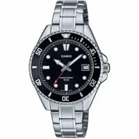 Casio MDV-10D-1A1VEF Zwart Zilverkleurig Heren horloge - thumbnail