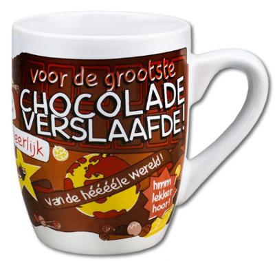 Paperdreams Cartoonmok chocolade verslaafde