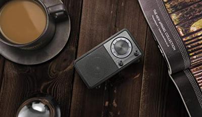 Sangean WR-7 Genuine Mini Radio VHF (FM) Bluetooth Oplaadbaar Zwart - thumbnail