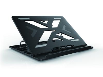 Conceptronic ERGO Laptop Cooling Stand 39,6 cm (15.6 ) Notebookstandaard Zwart