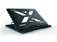 Conceptronic ERGO Laptop Cooling Stand 39,6 cm (15.6 ) Notebookstandaard Zwart - thumbnail